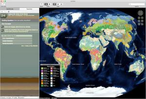 Layered Earth Geography Web