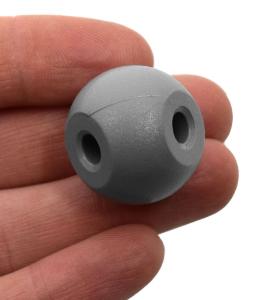 Four Hole Molecular Ball, Grey