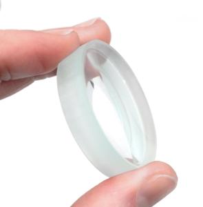 Double concave glass lens