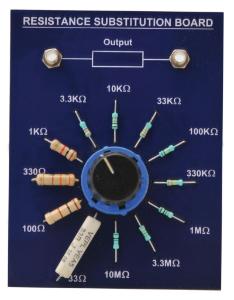 Resistance Substitution Board