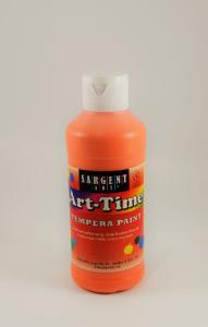 Paint tempera orange 8oz