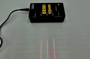 Laser ray box, electronic