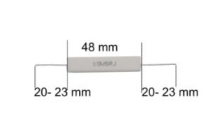 Resisitor 5 ohm 10 W pack 5