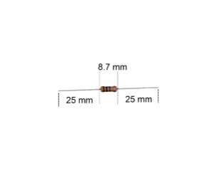 Resisitor 10 ohms 0.5 Watt pack 10