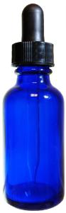 Drop bottle cobalt 1 oz