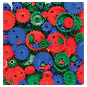 Plastic gears: 12, 20, 30, and 40 tooth set