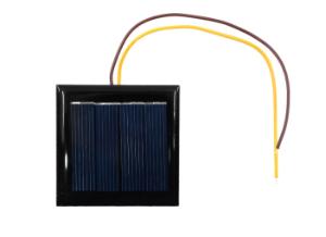 Solar cell with wires, 2"