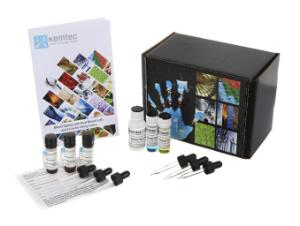 Blood typing kit, using saliva