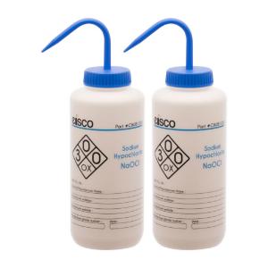 Wash bottle, sodium hypochlorite, 1000 ml